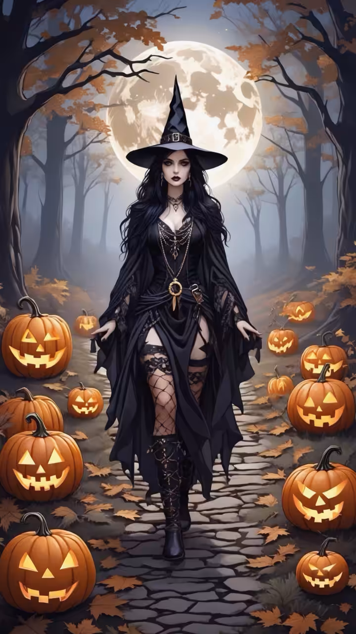 Pumpkin Path Sorceress