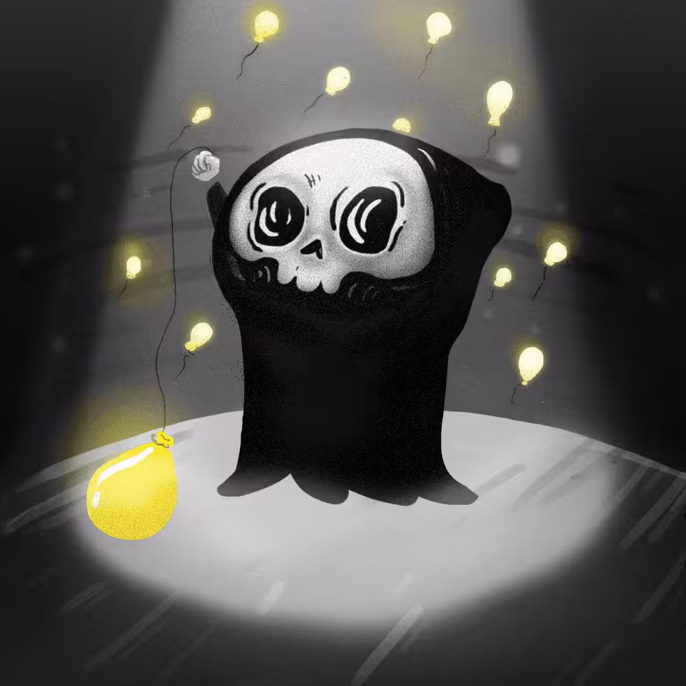 Hey balloon don't be sad