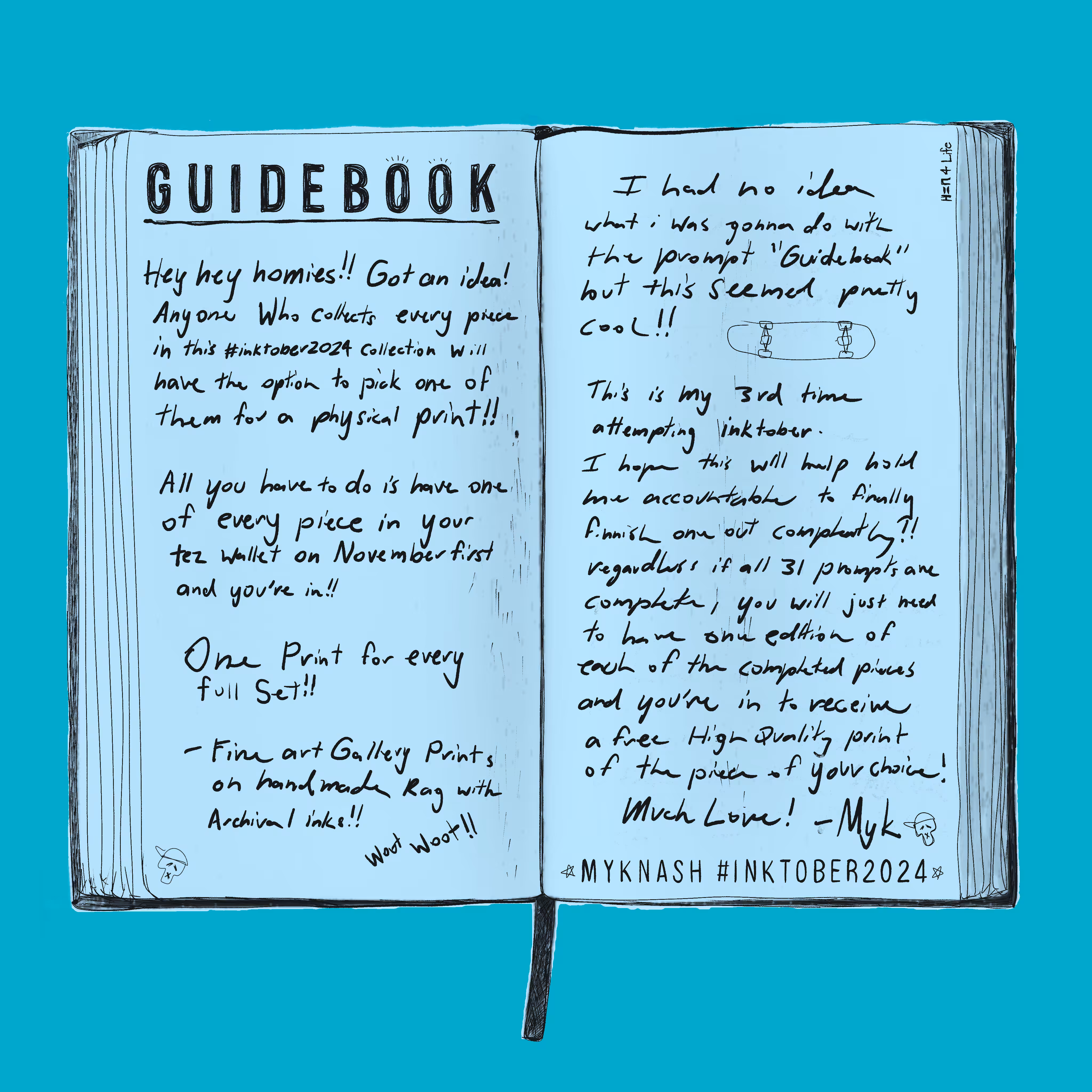 inktober 2024: Guidebook