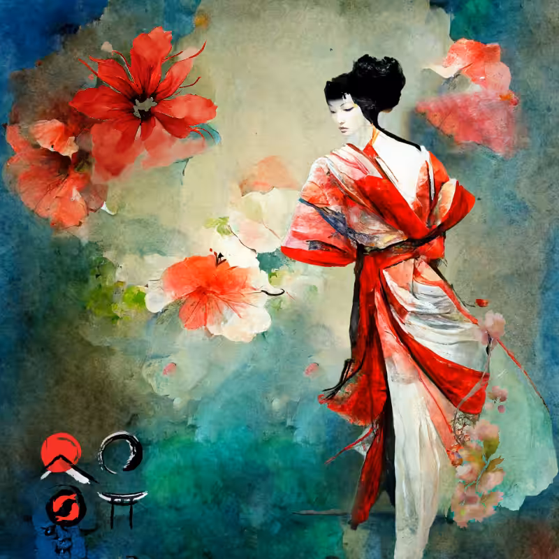 The dancing geisha #22