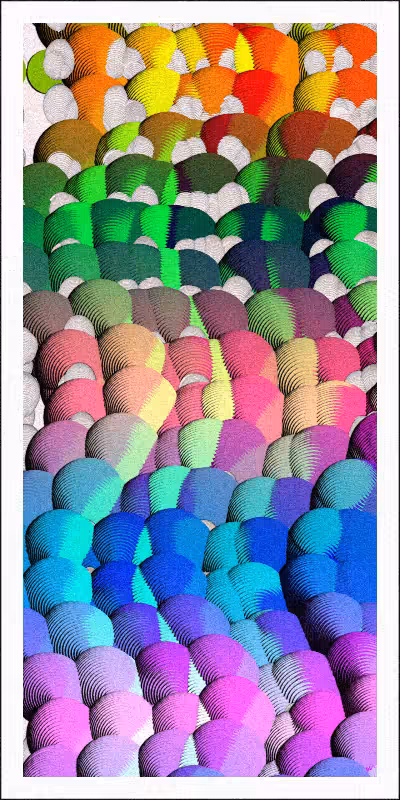 Balloon Field on Clouds #46