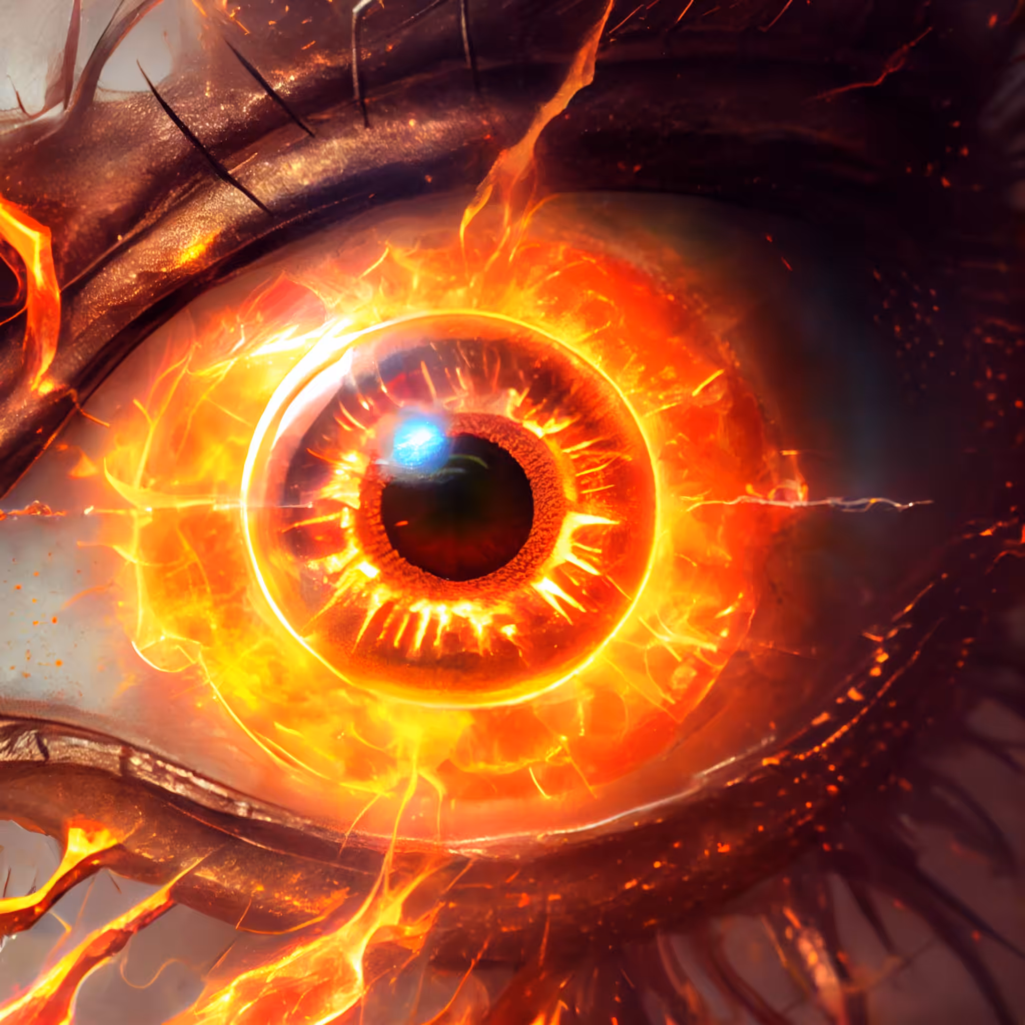 Burning eye
