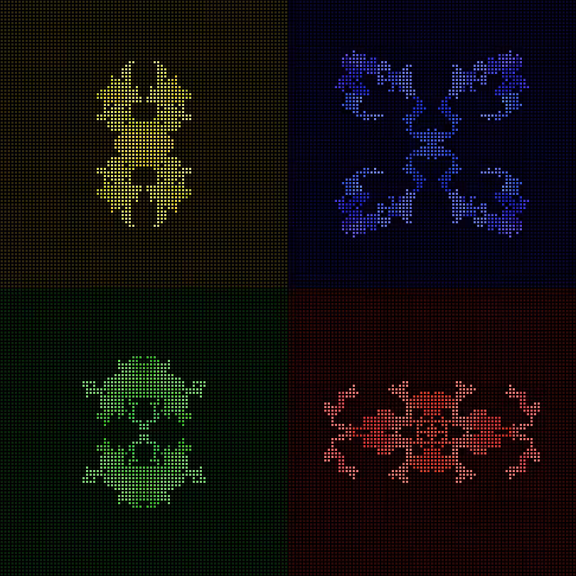 Dither Creatures 2x2 #104