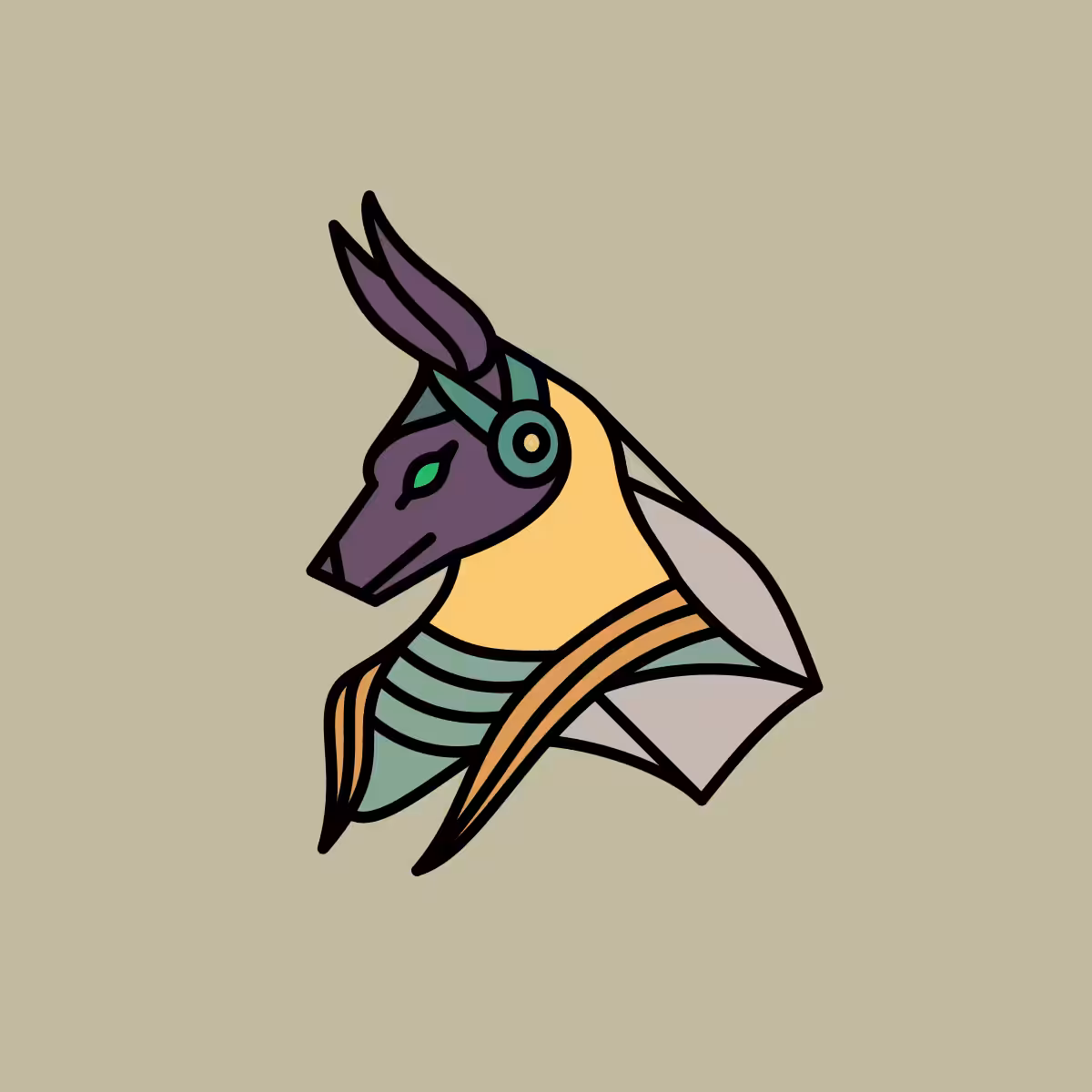 ANUBIS  #EGYPTIAN GODs