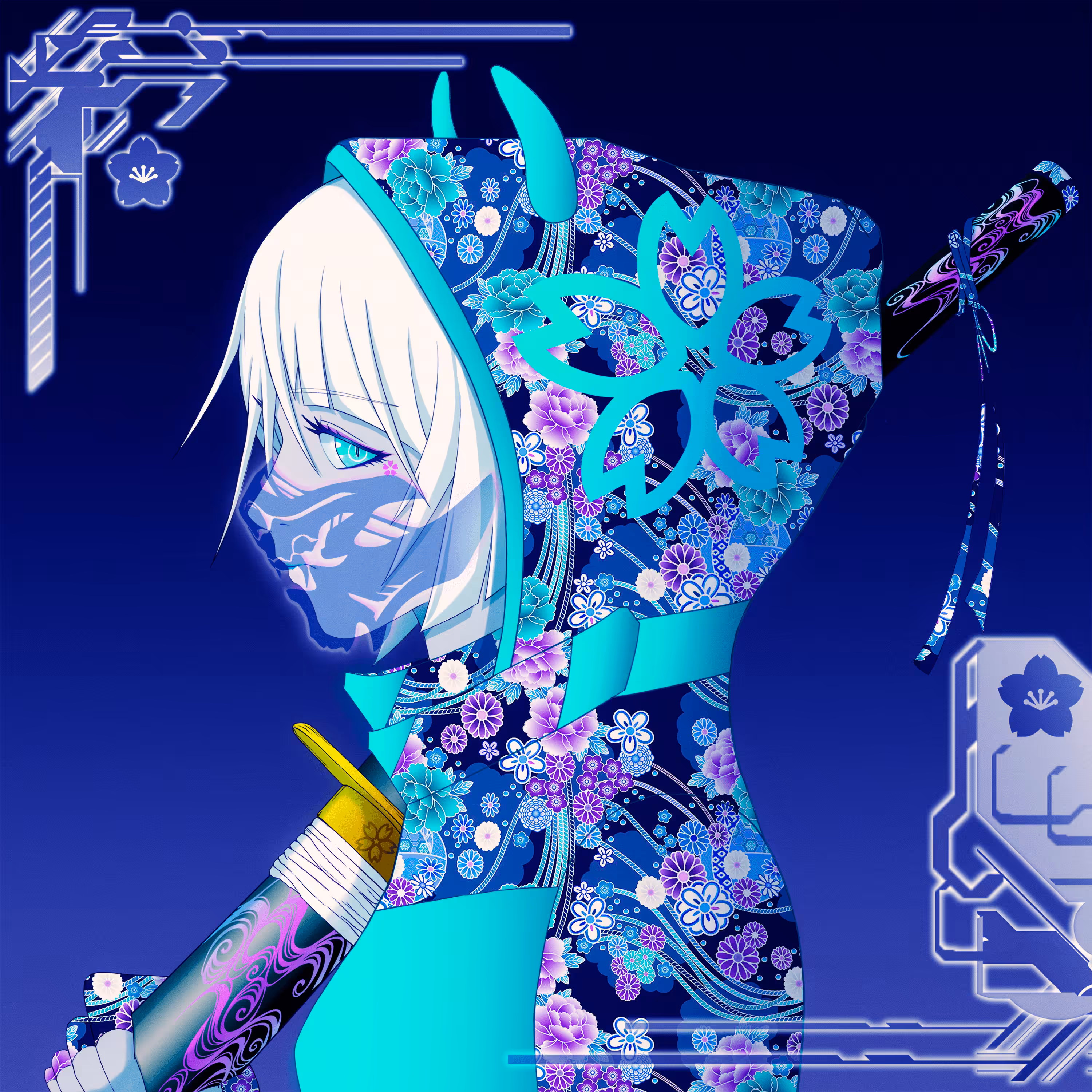 夜桜：Yozakura
