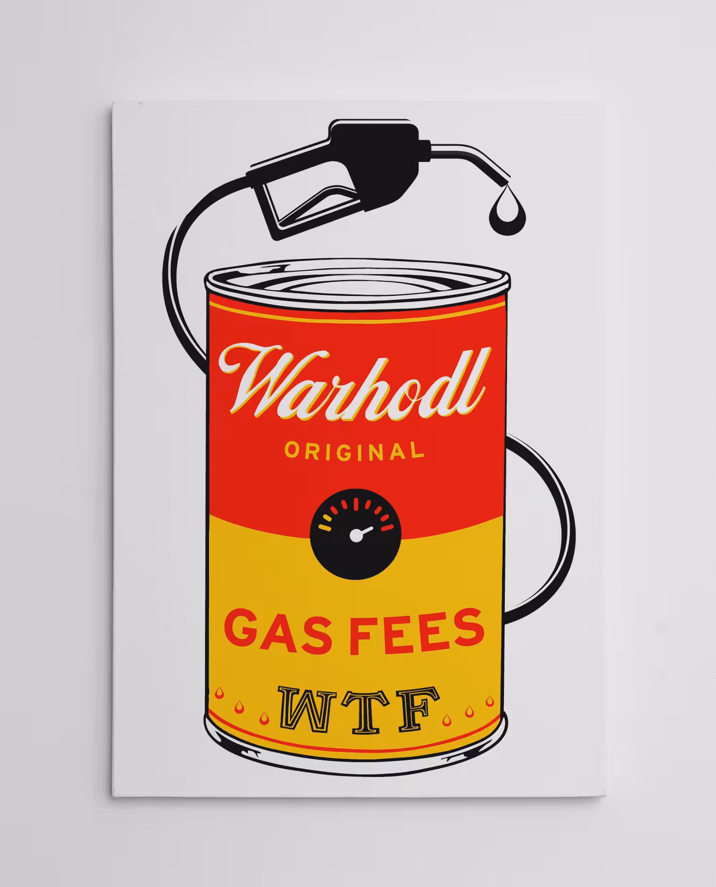 WARHODL Artist Proof "GAS FEES" Original Can