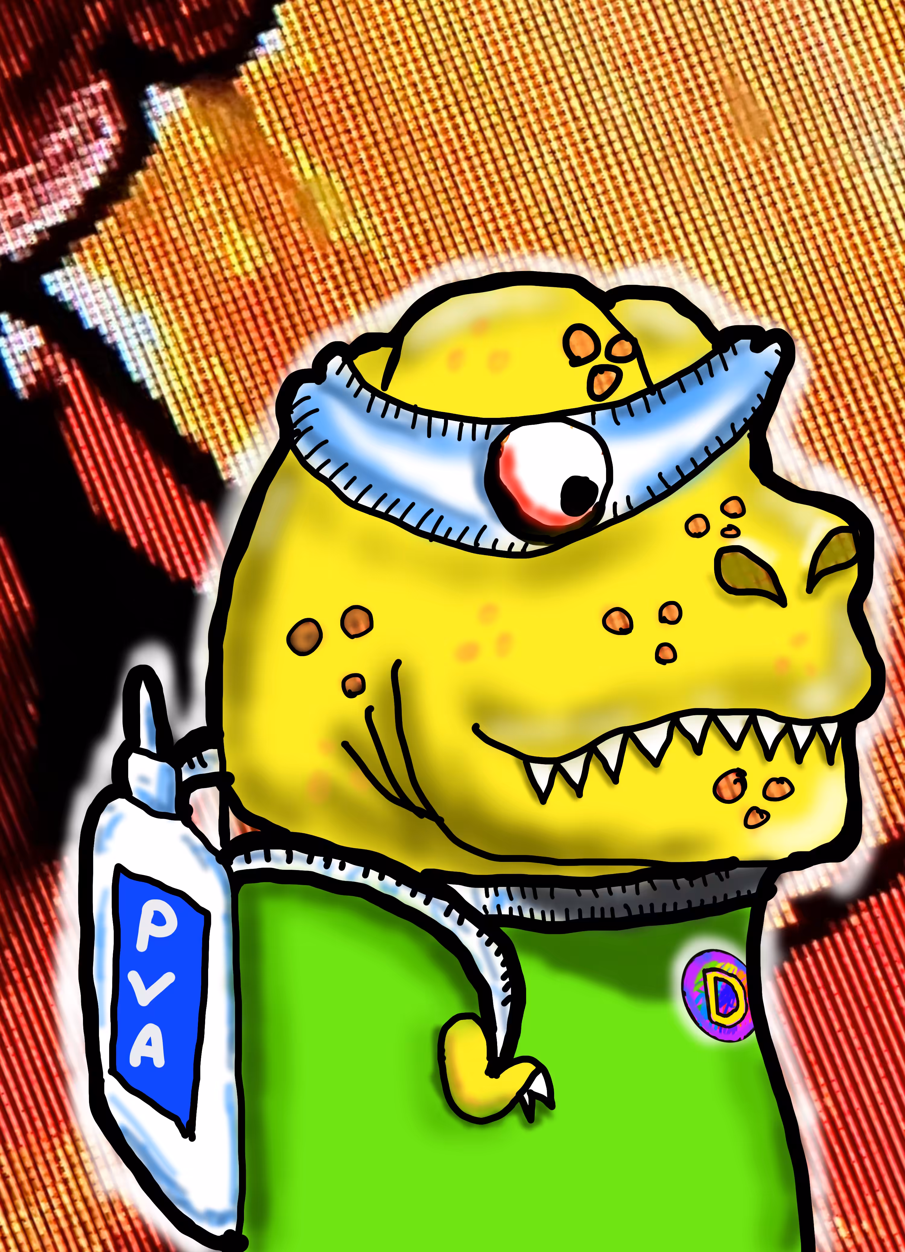 Silly T-Rex No.#  I’m sticky