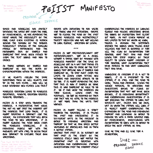 PEIIST MANIFESTO VOL.1: 00001101