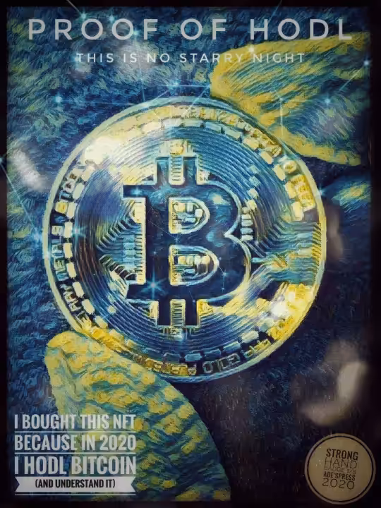 'Bitcoin HODL badge 2020' (the gif)
