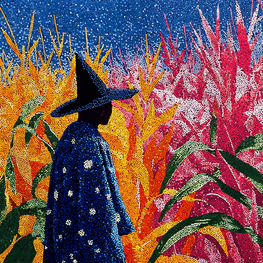 A Wizard Standing in a Cornfield