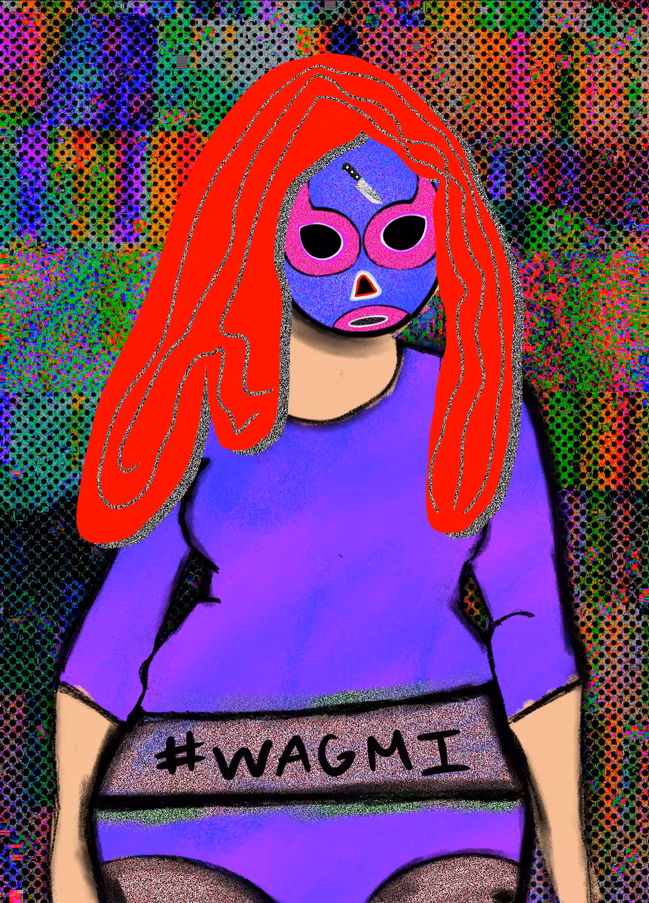 NFT luchadora #33