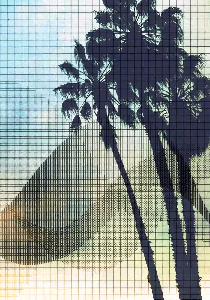 Vintage Palm Trees