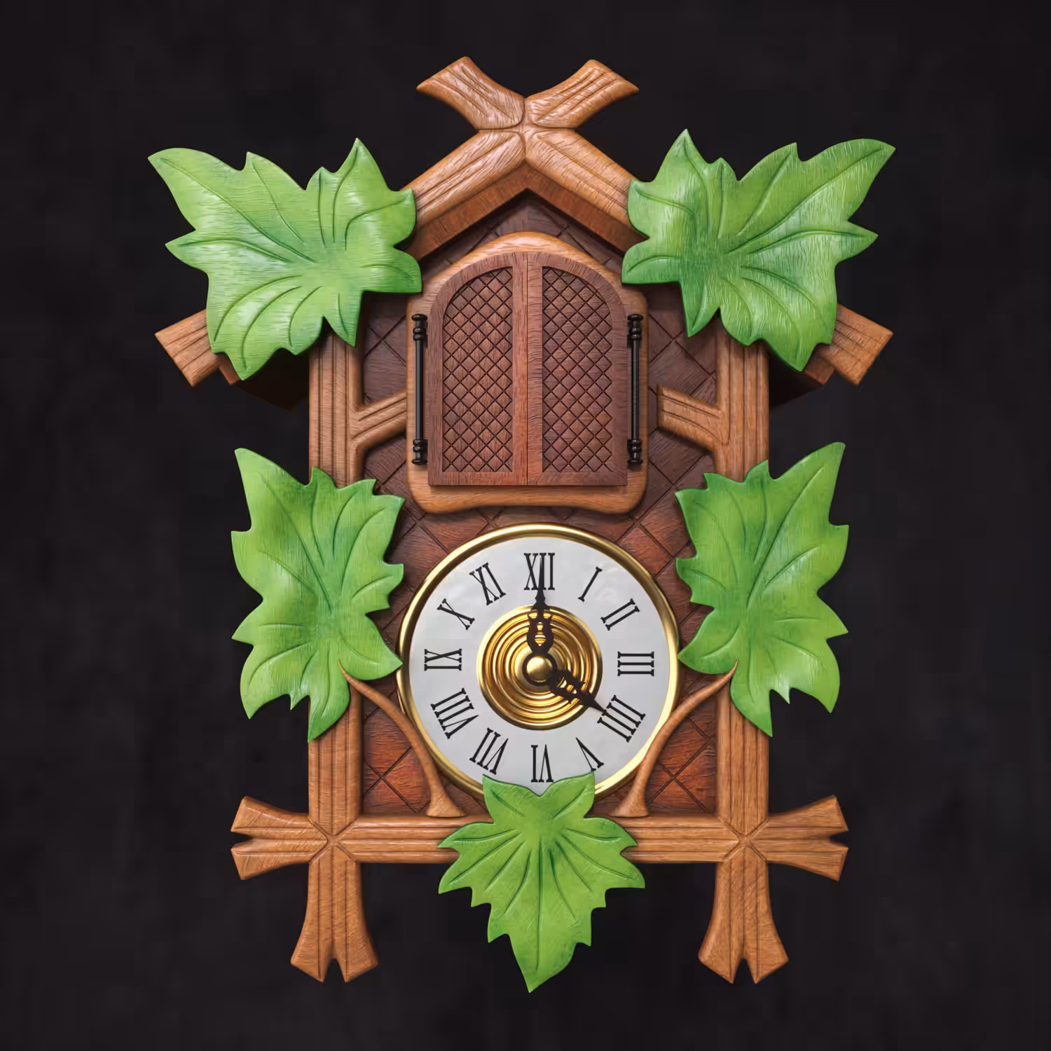 Timeless Kim Laughton ‘Bag Holder’ cuckoo clock