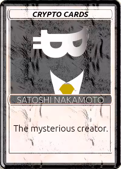 Satoshi Nakamoto Crypto Card #06
