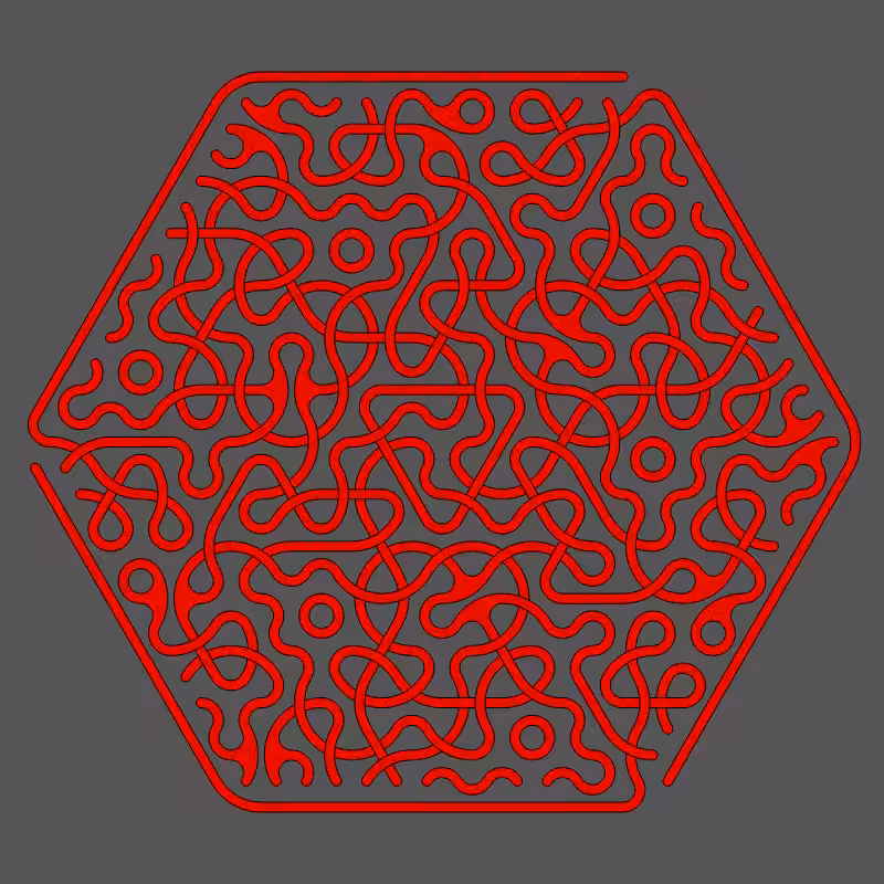 Threefold Symmetry - Dark Variations #193