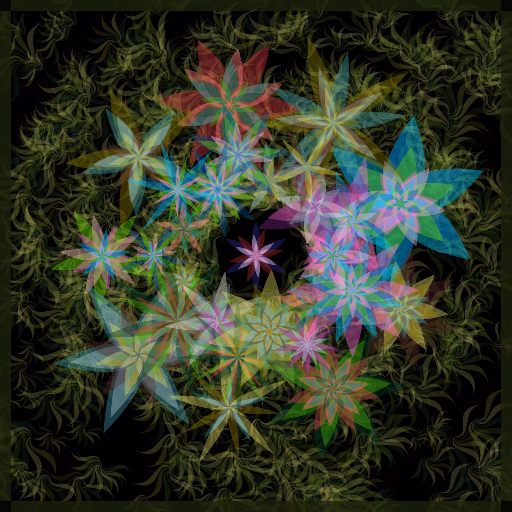 Bezier Garden #58