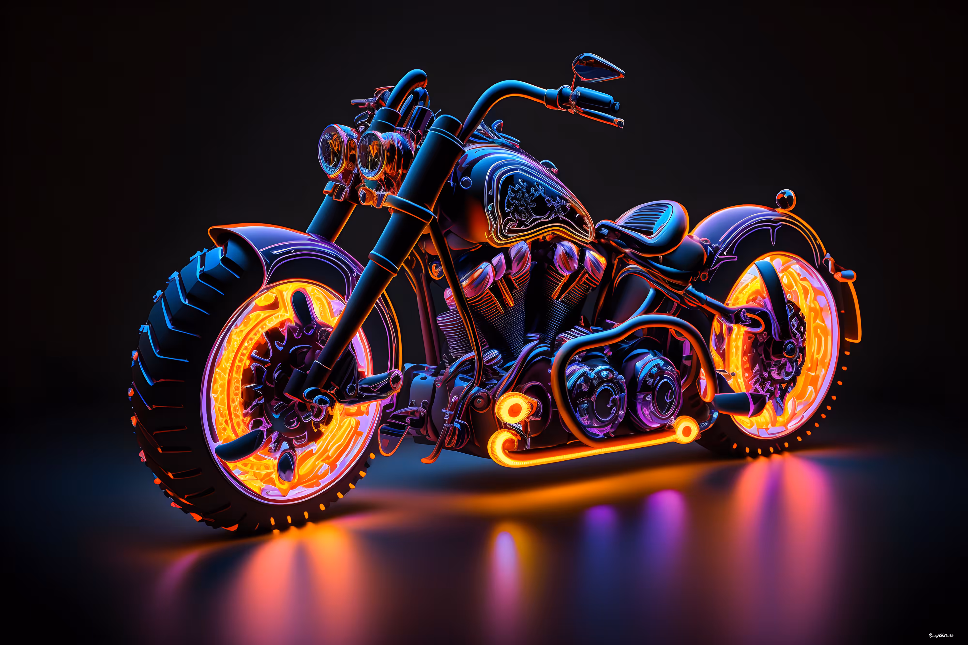 Grunge Motorbike #1