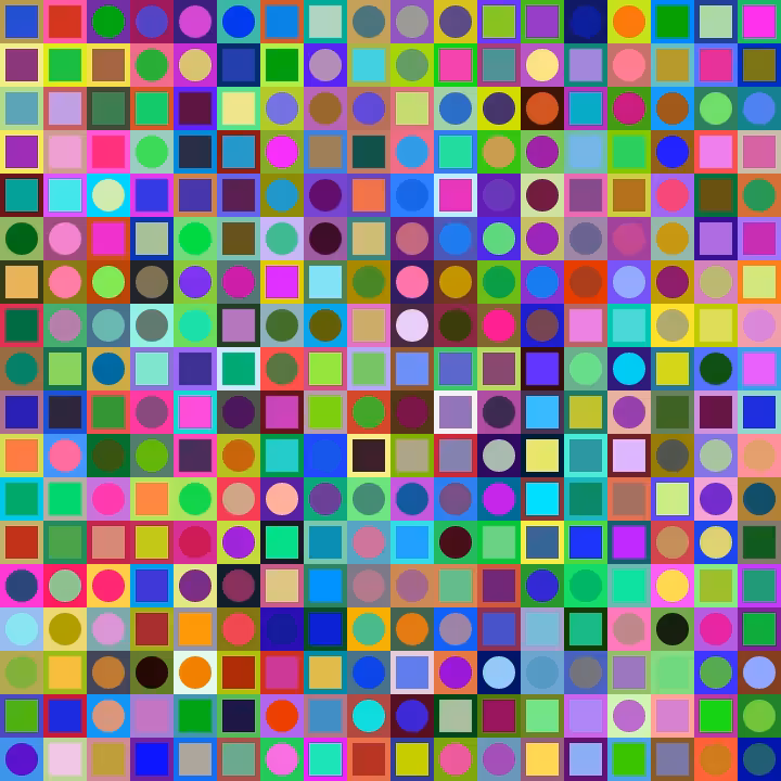 Square Dot Composition #59