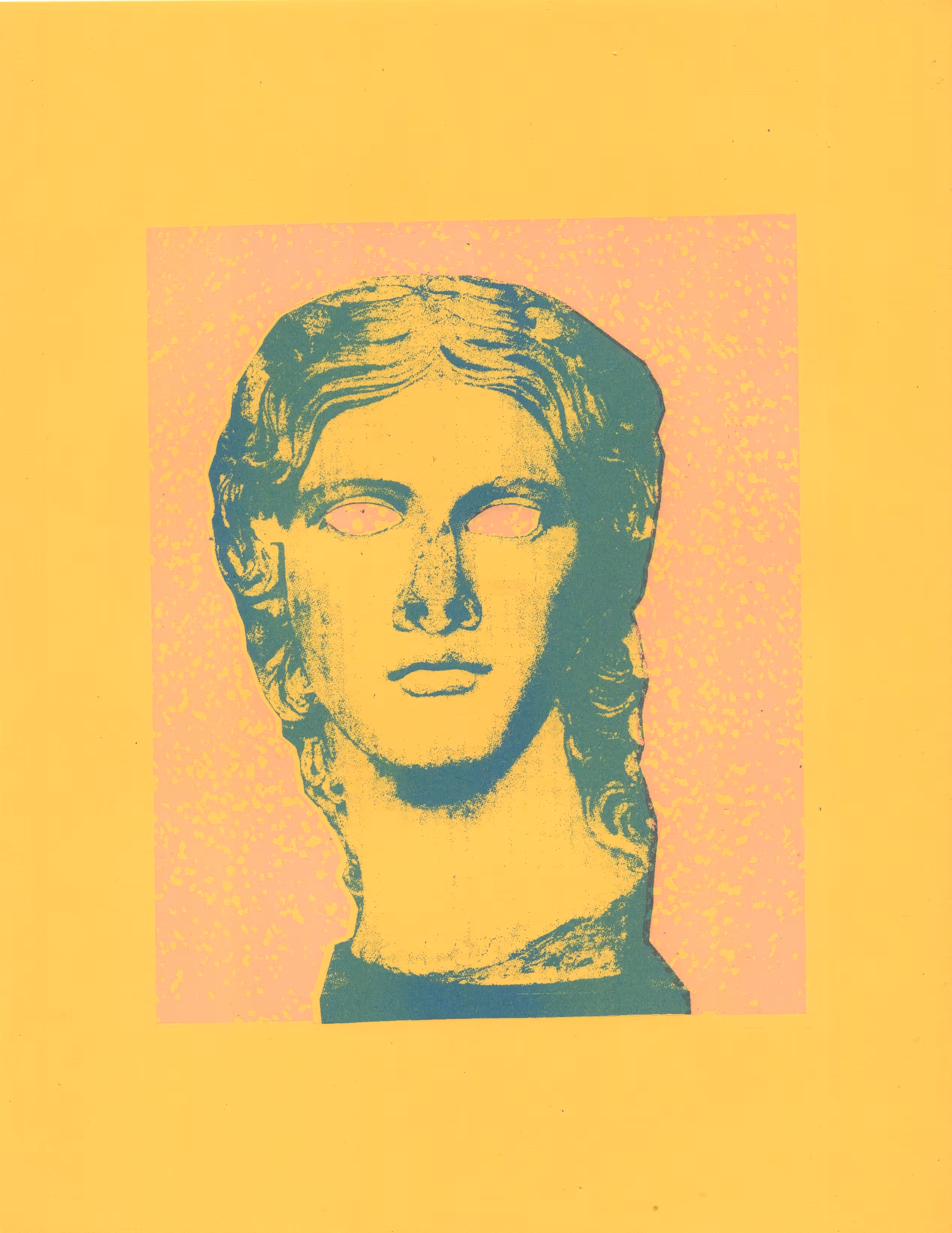 Untitled Collage Risograph Variation 2