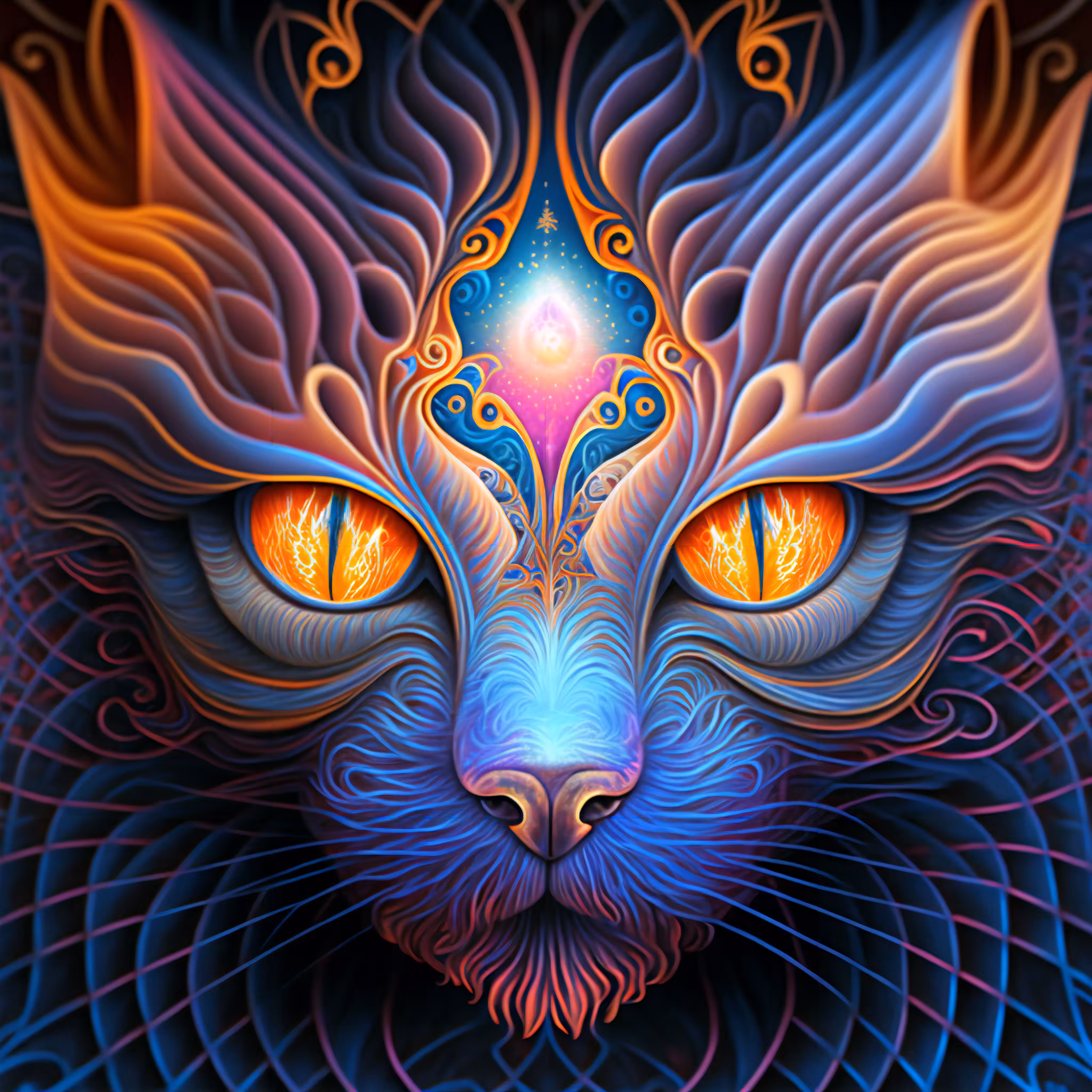 Third Eye Cyber Cat