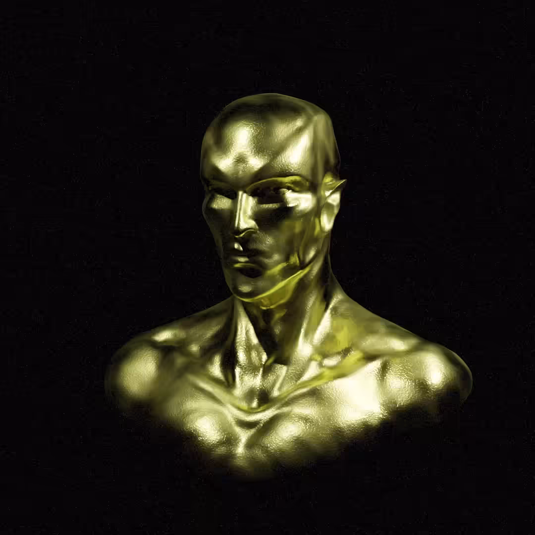 Golden Man - X axis