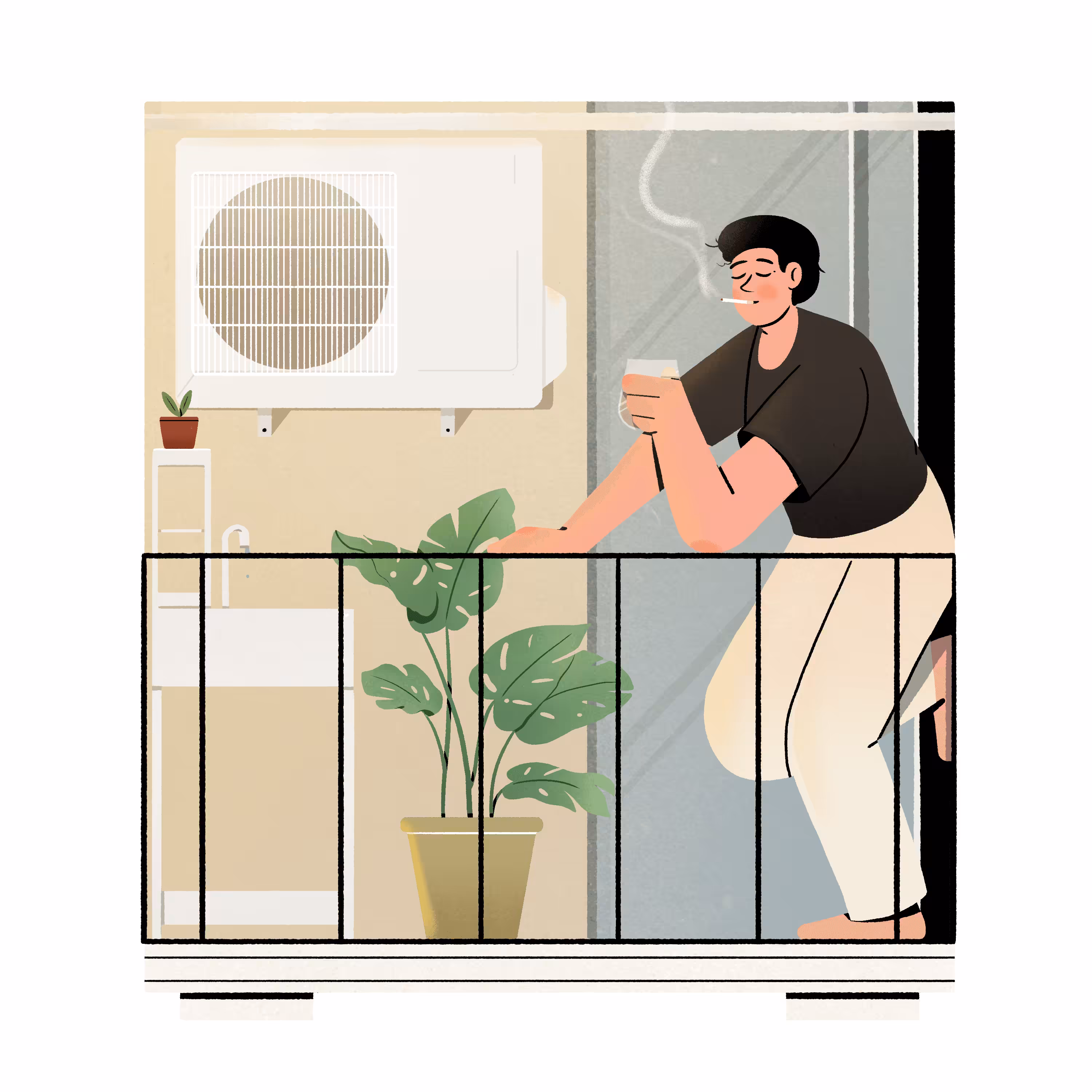 Room A1 : Cigarette and Coffee