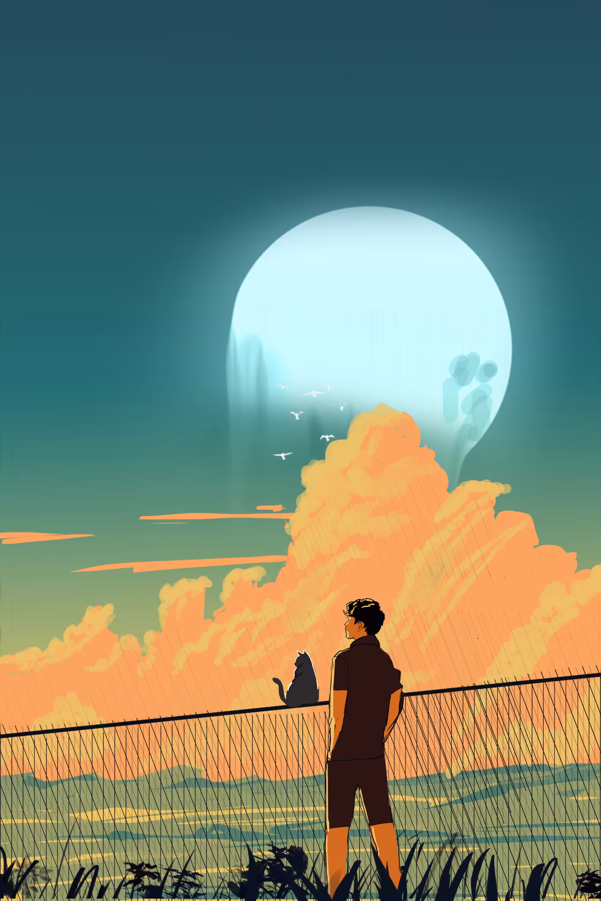 Lost in the horizon