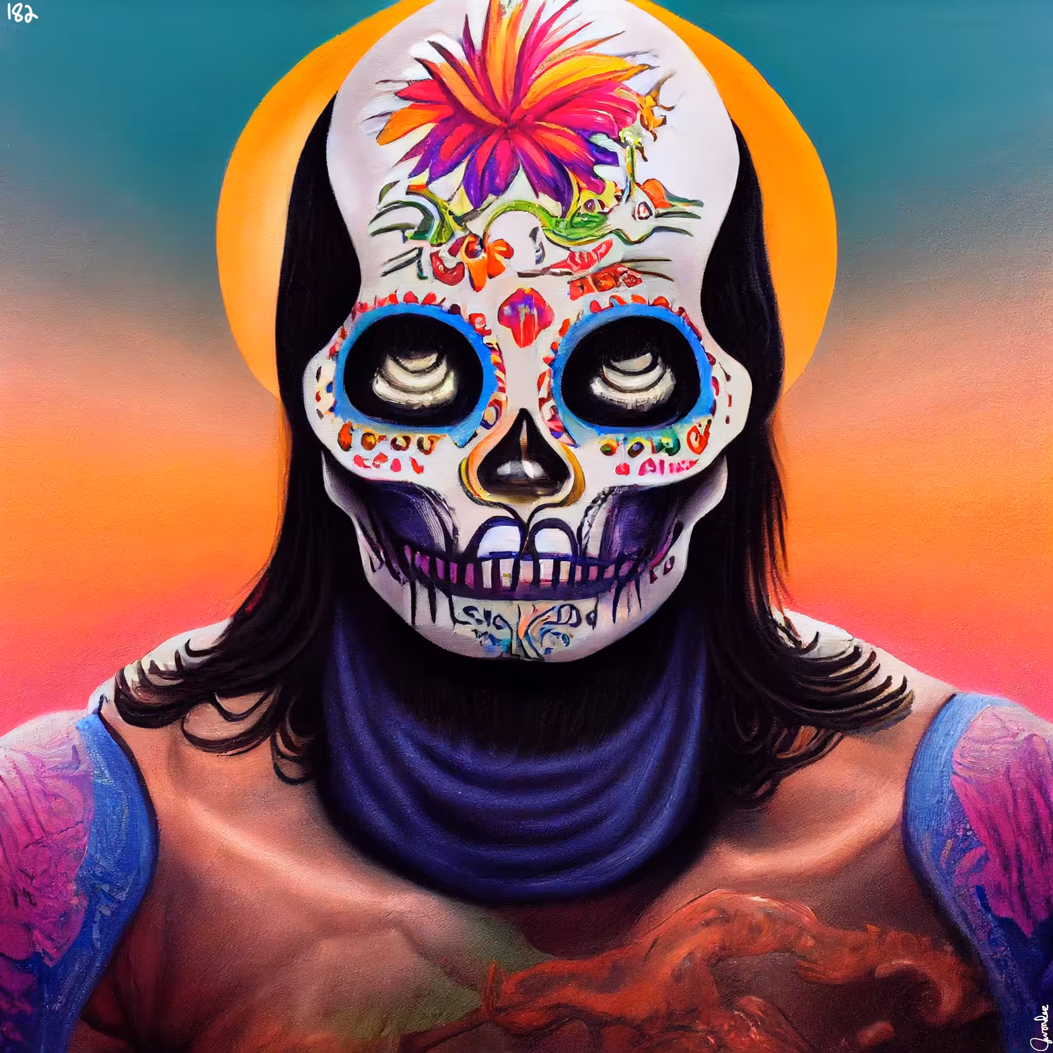 sugar skull #182