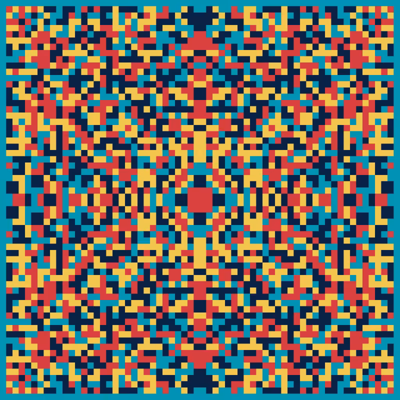 Pixel Mandala #92