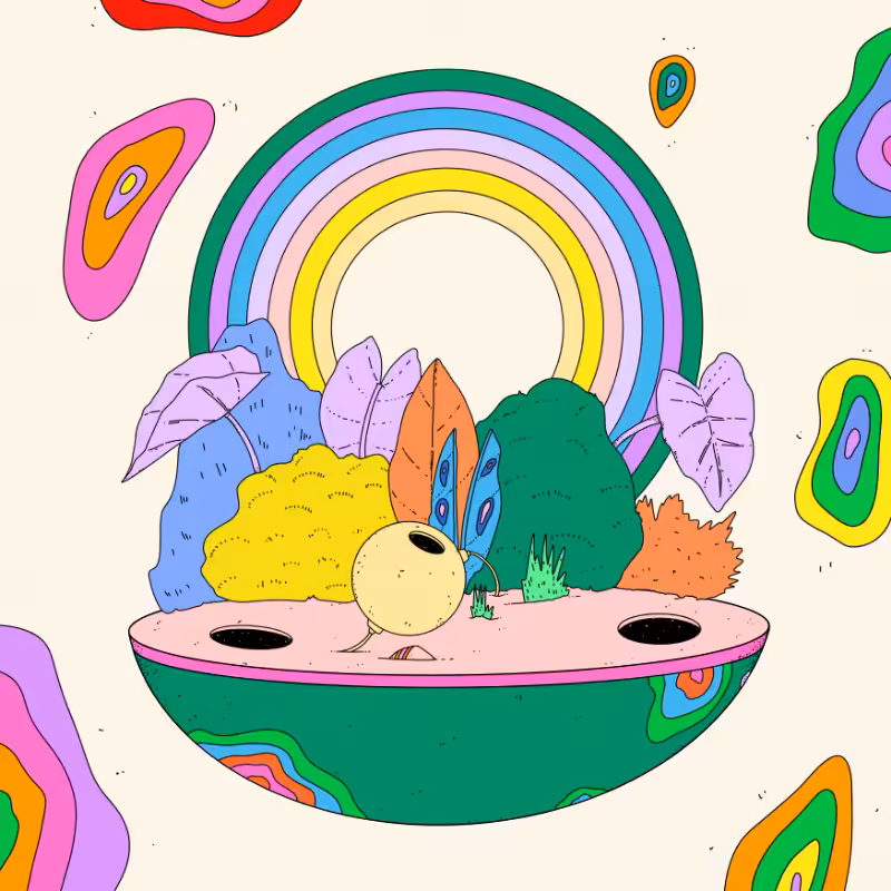 🌈🌴🪐 #8