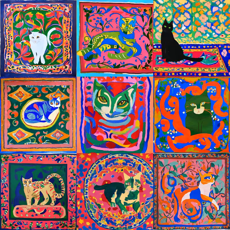 99 Patchworks of 9 Lives #35