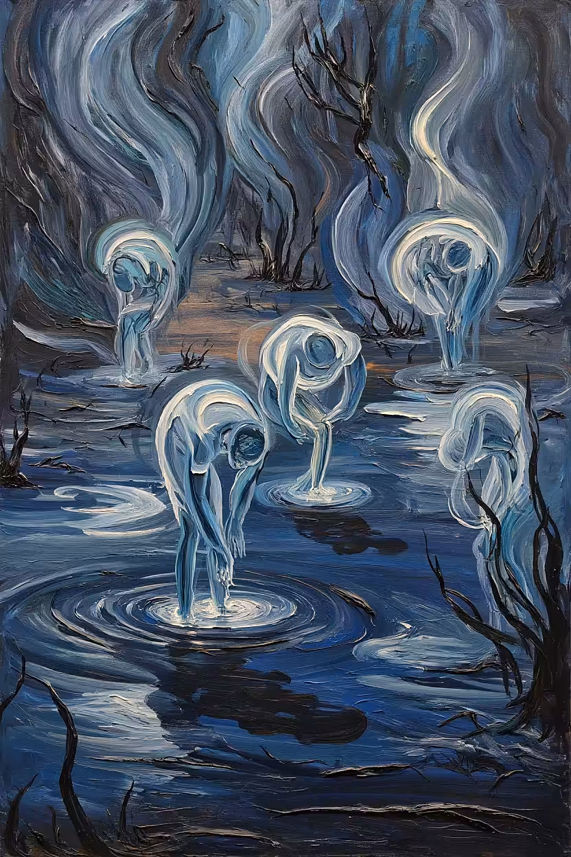 Pond of self reflection 