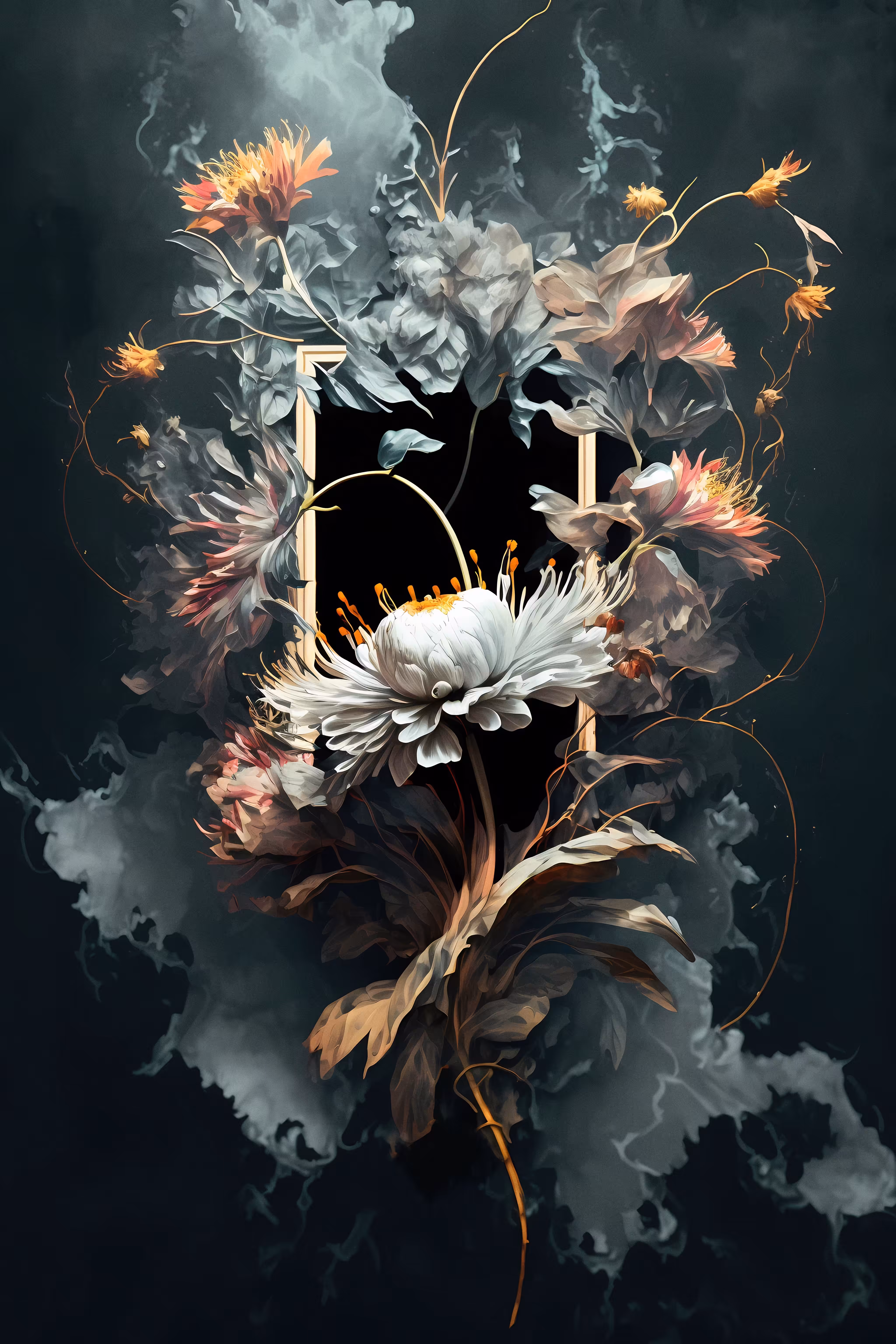 #63. Framed Flowers, 4.
