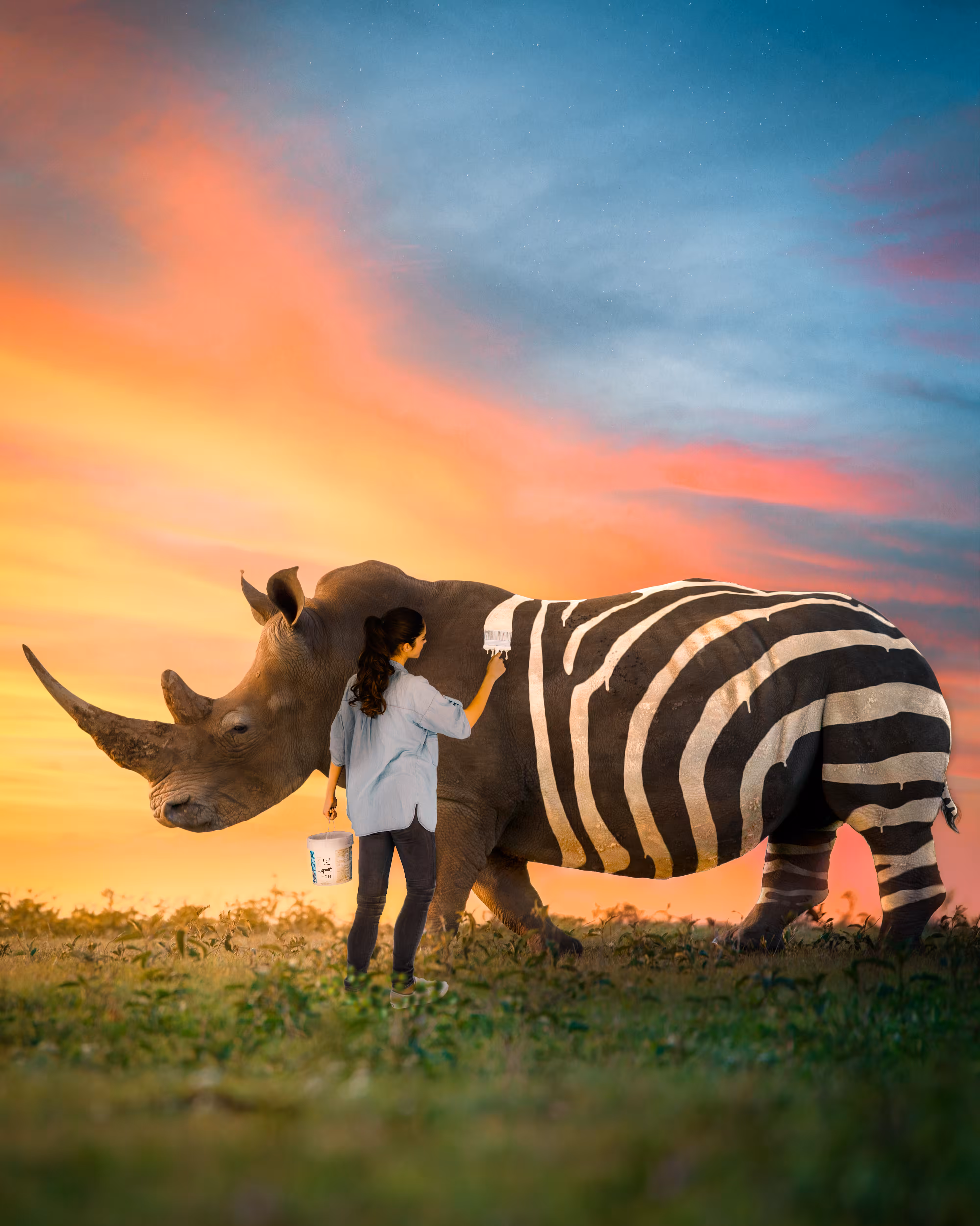 Painted Rhino