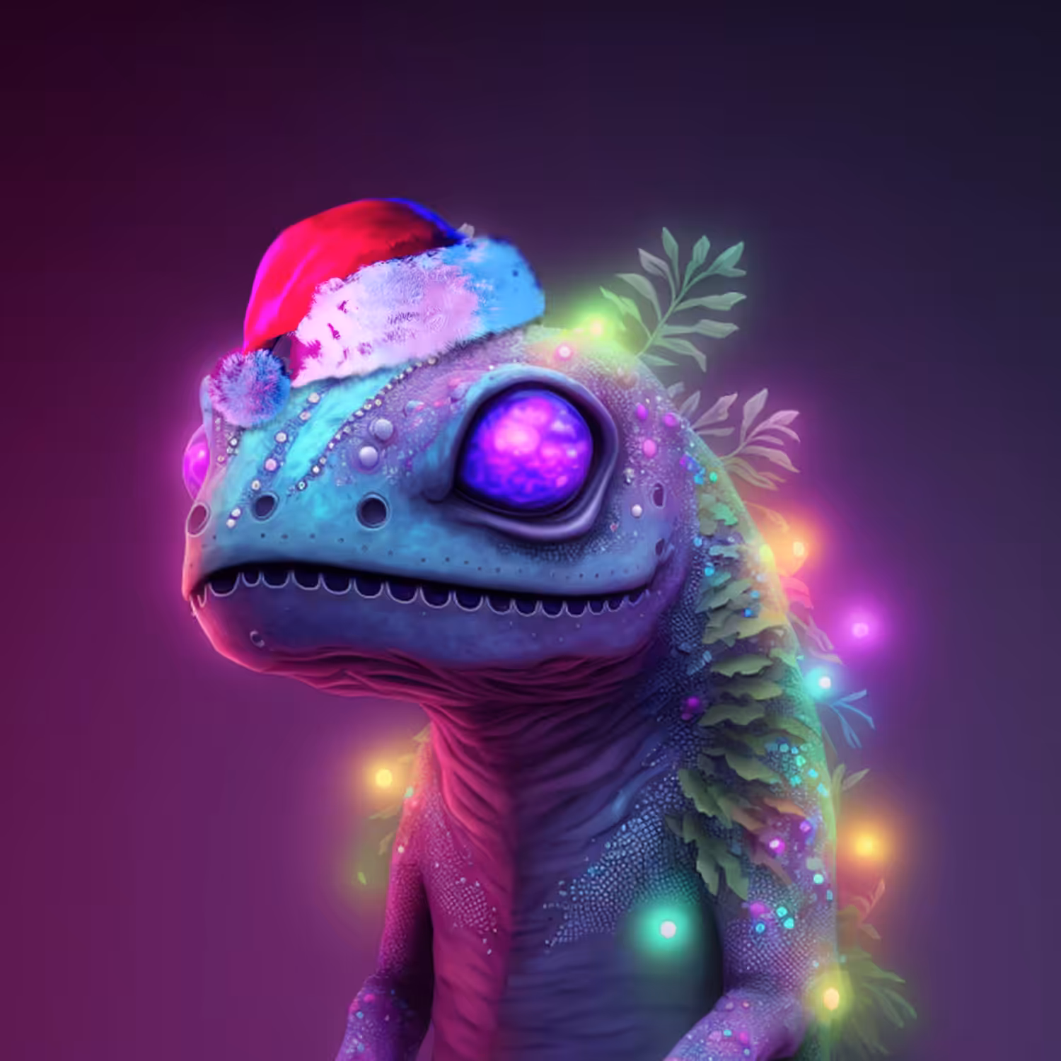 Xmas Gecko  