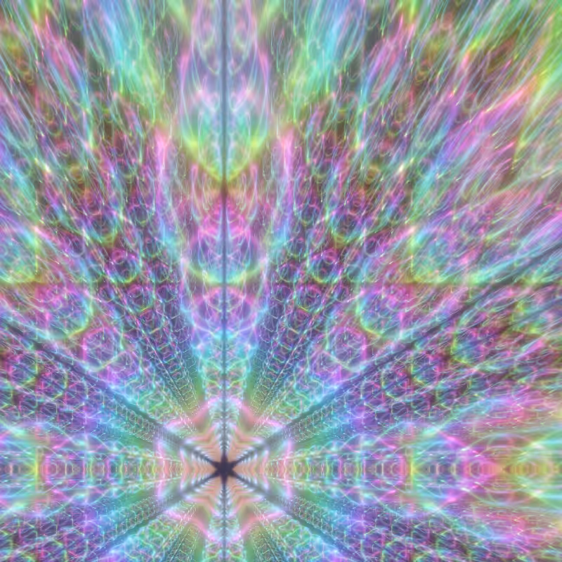 Fluorescent Hexagram #13