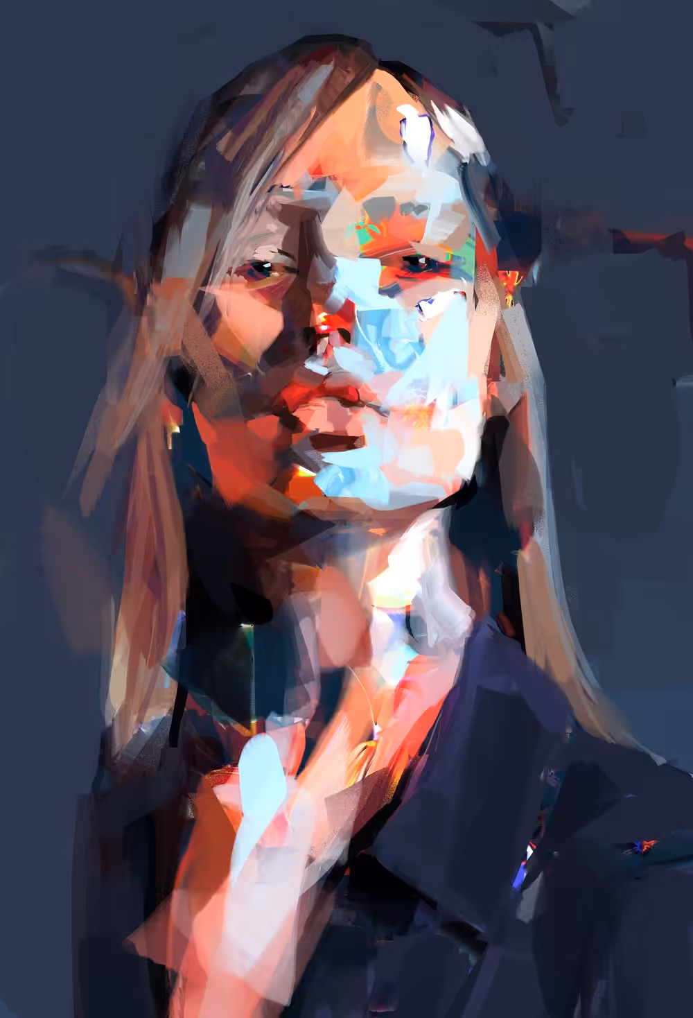 SuitBlondePortraitStudy