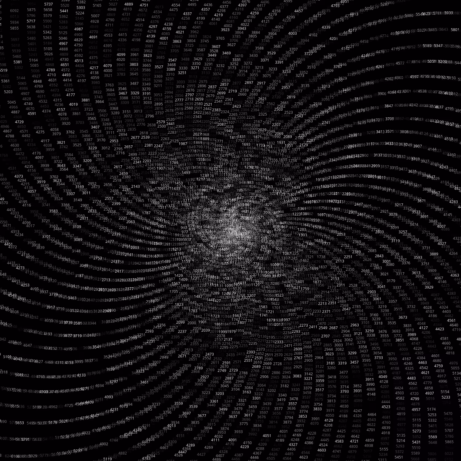 Polar Plot of Numbers #151