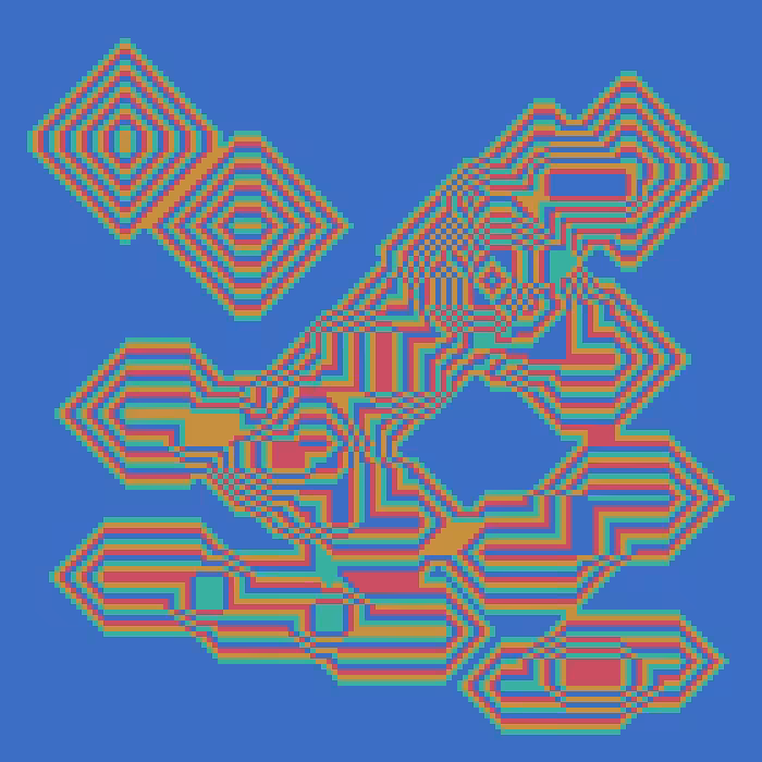 Superimposed Octagonal Pyramids #20