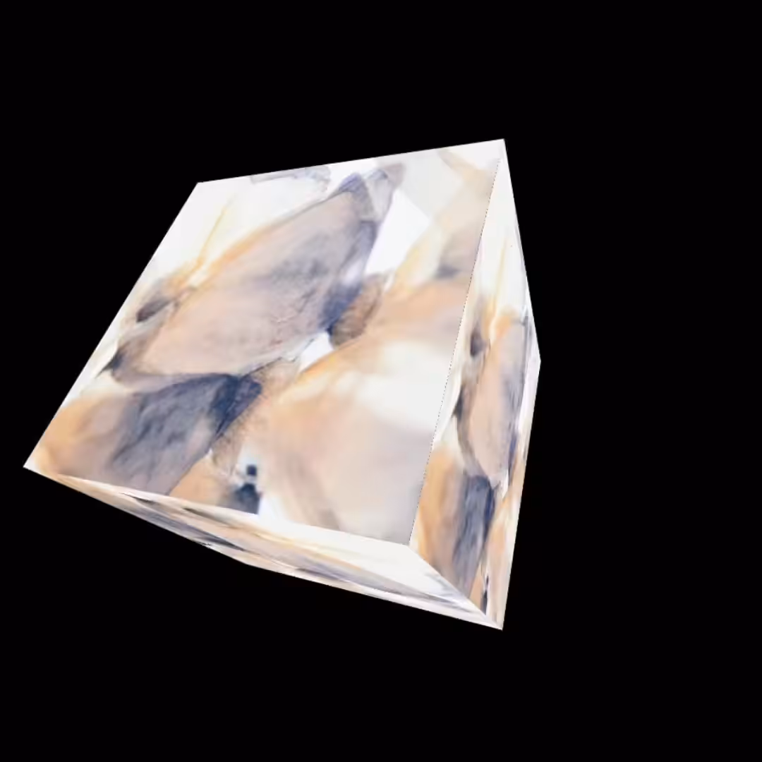 Cube: Watercolour Cube