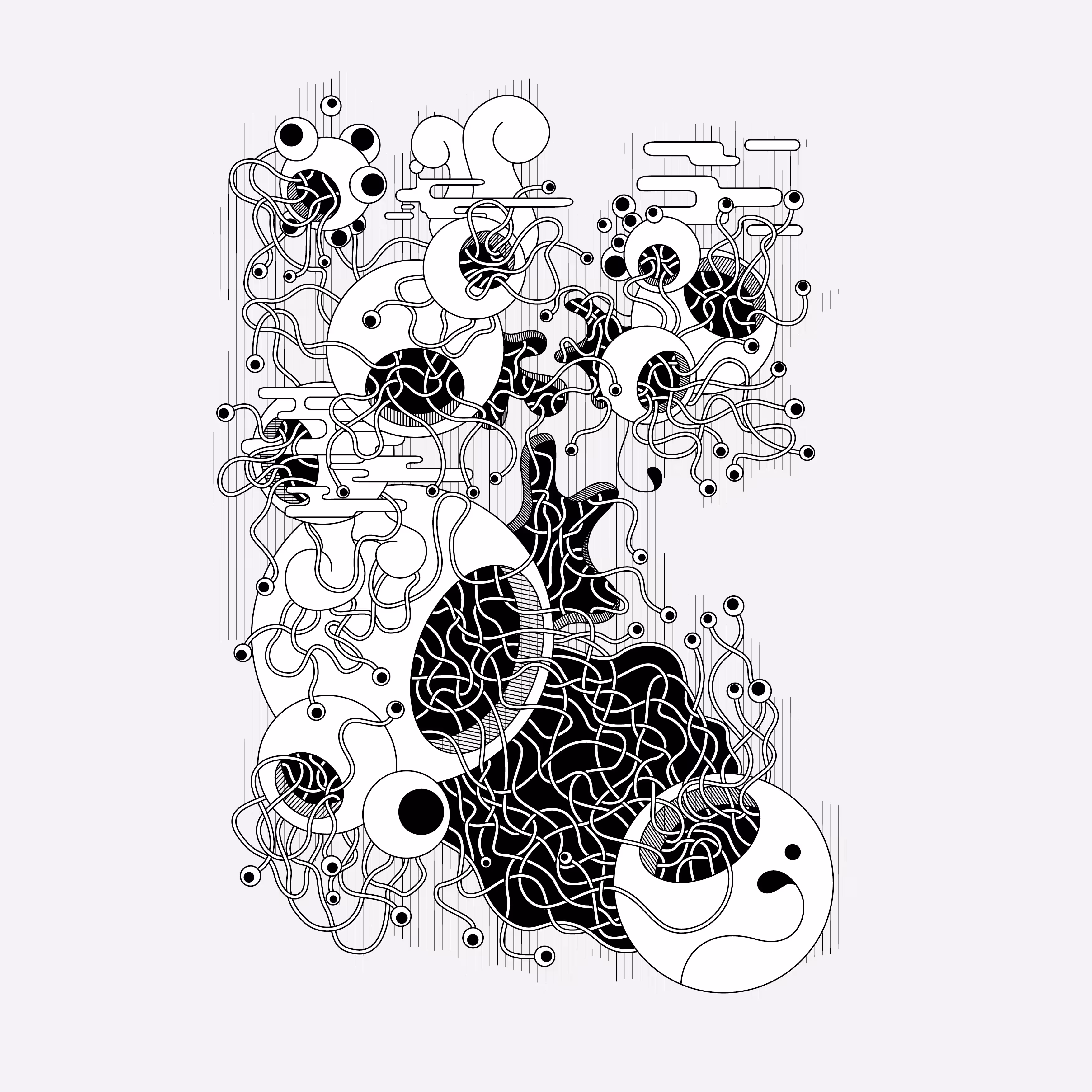 Anxiety of Abstact Space No.12