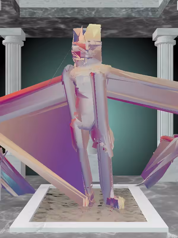 HeavenComputer: The Threatening Multichrome Haze Man #2183