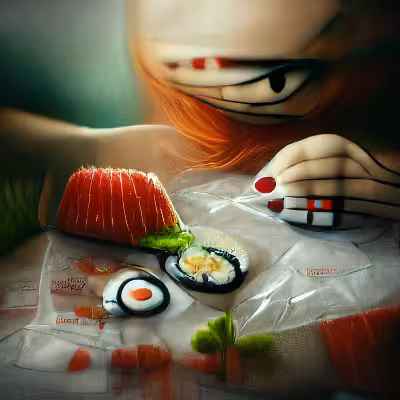 sushi in space