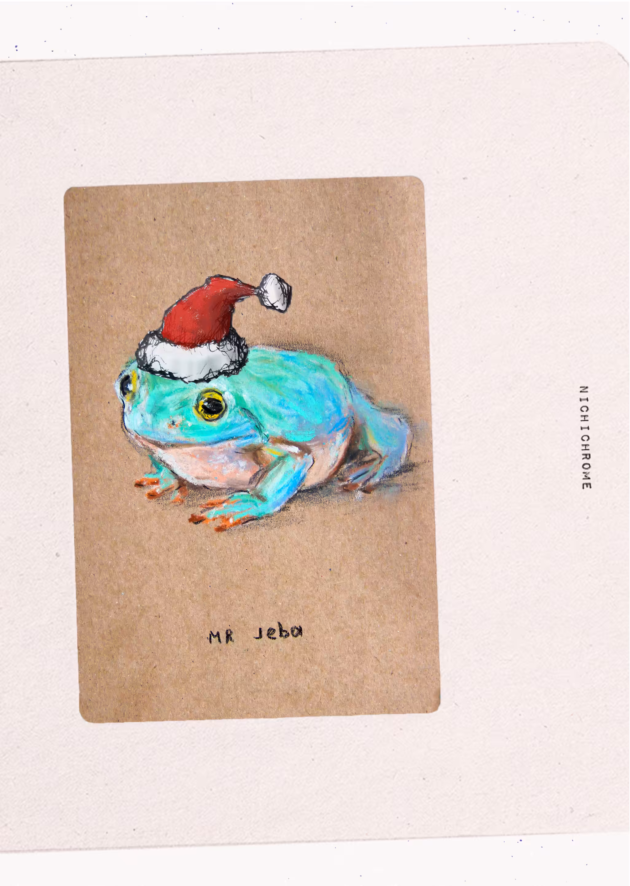Festive frog