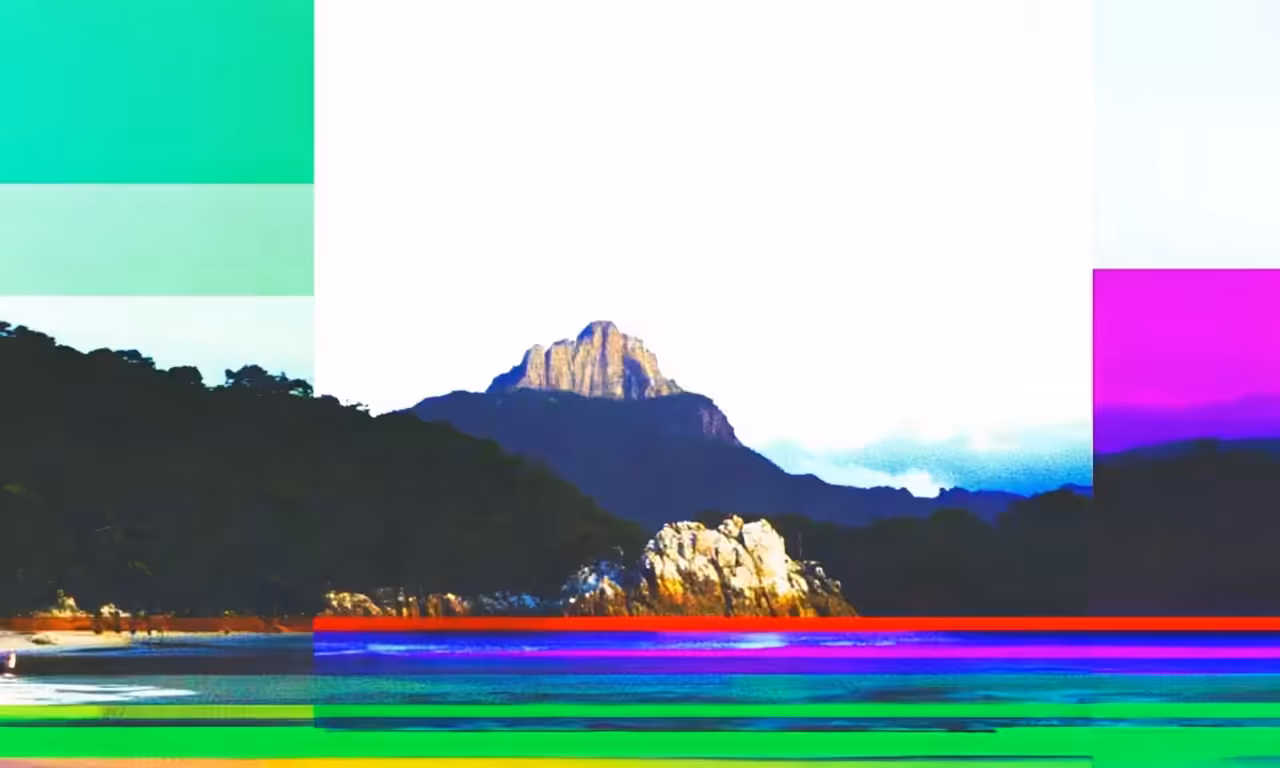 Glitched Beach 