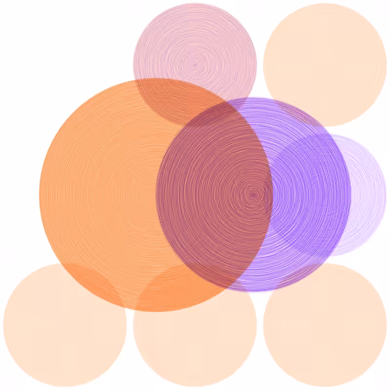 Brushed Circles #42