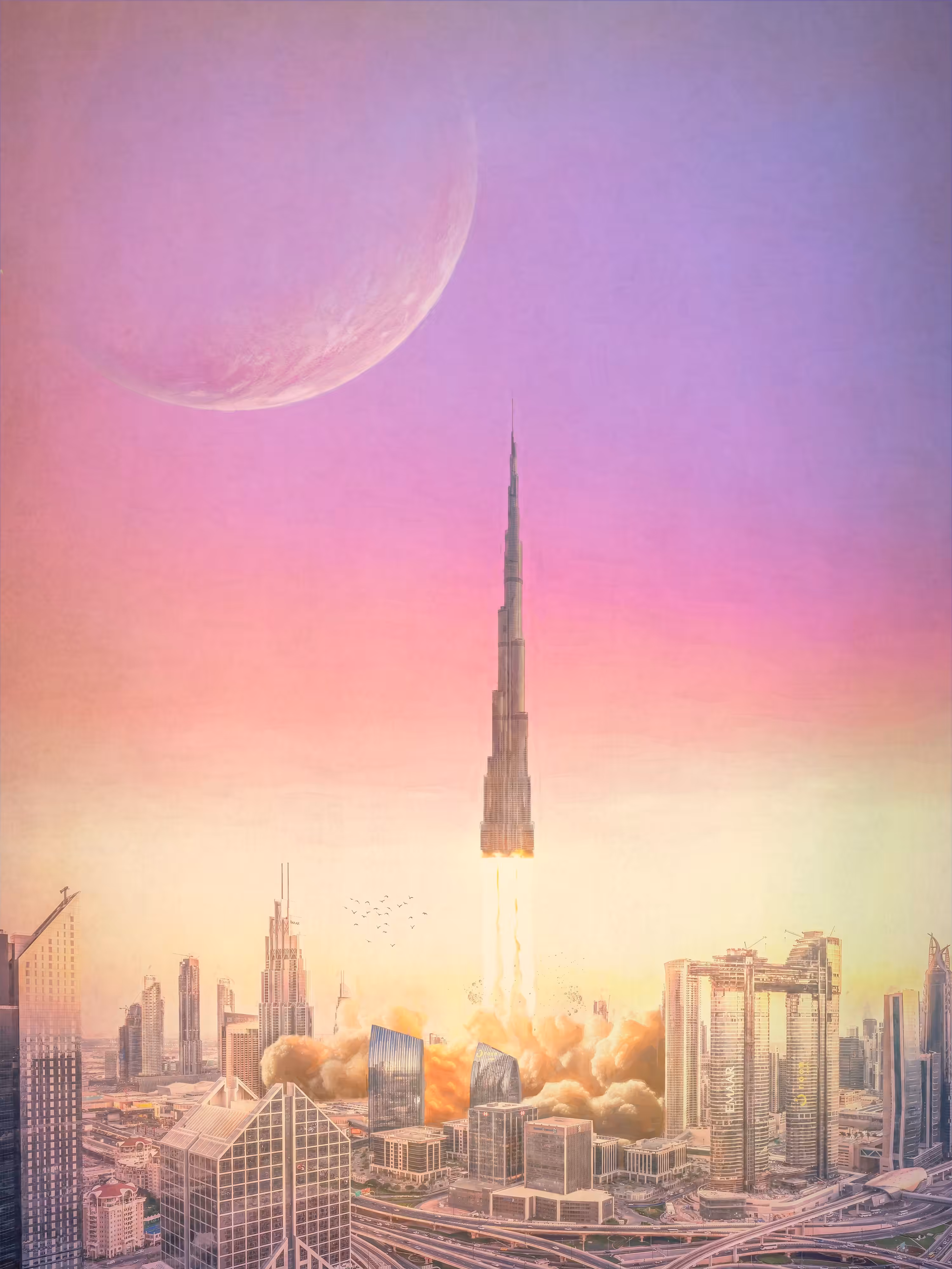 Floating City - Dubai _Burj Khalifa