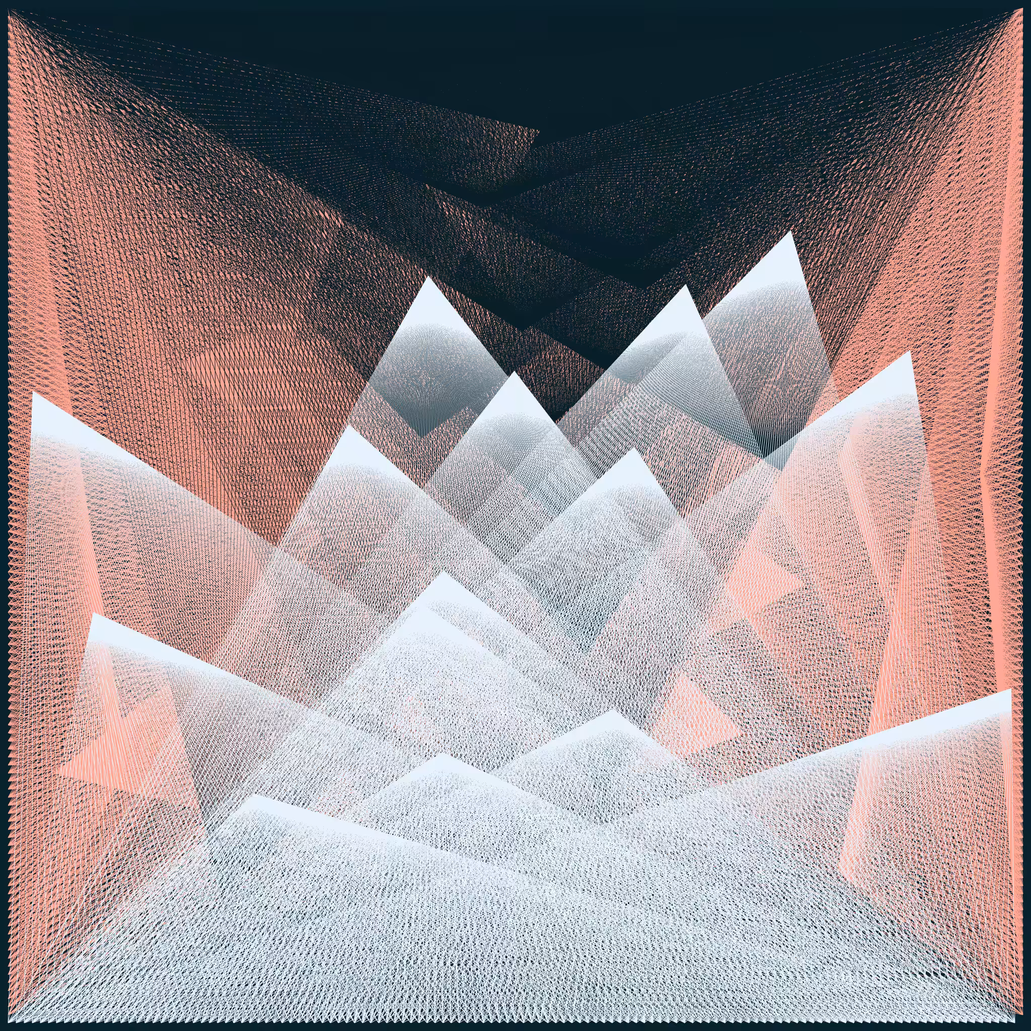 Threaded Peaks No. 2