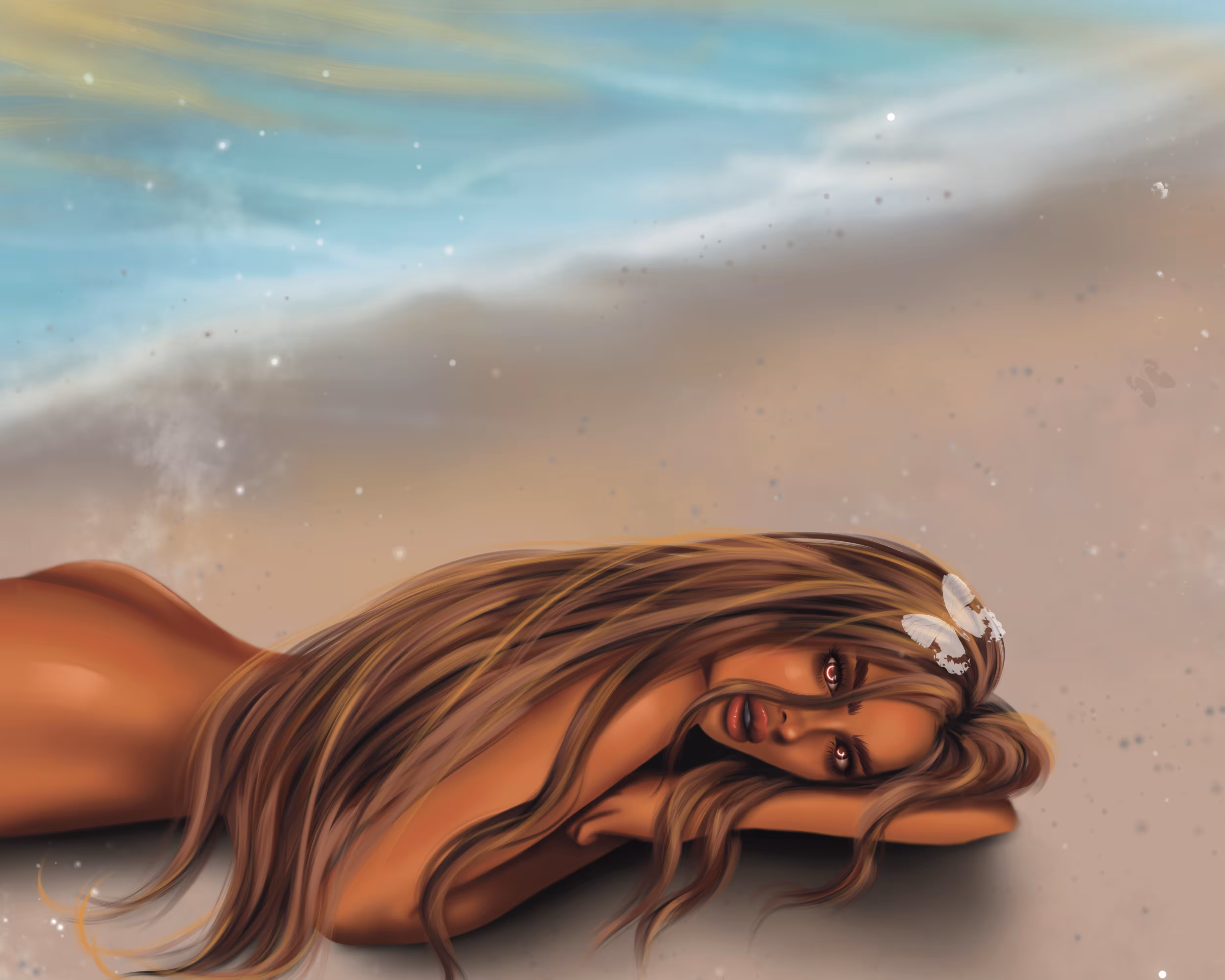 Girl on the beach