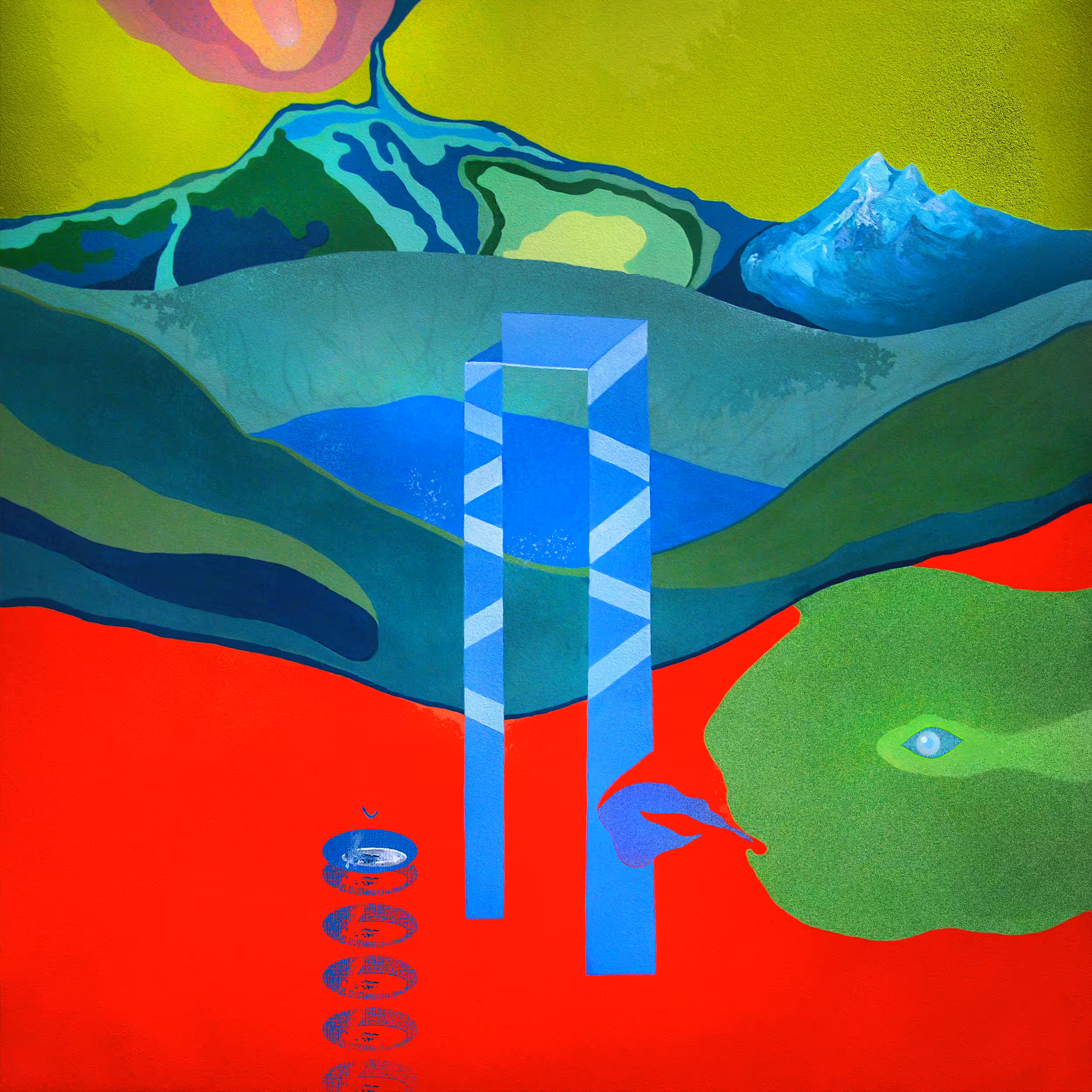 Celestial Lake Axonometry